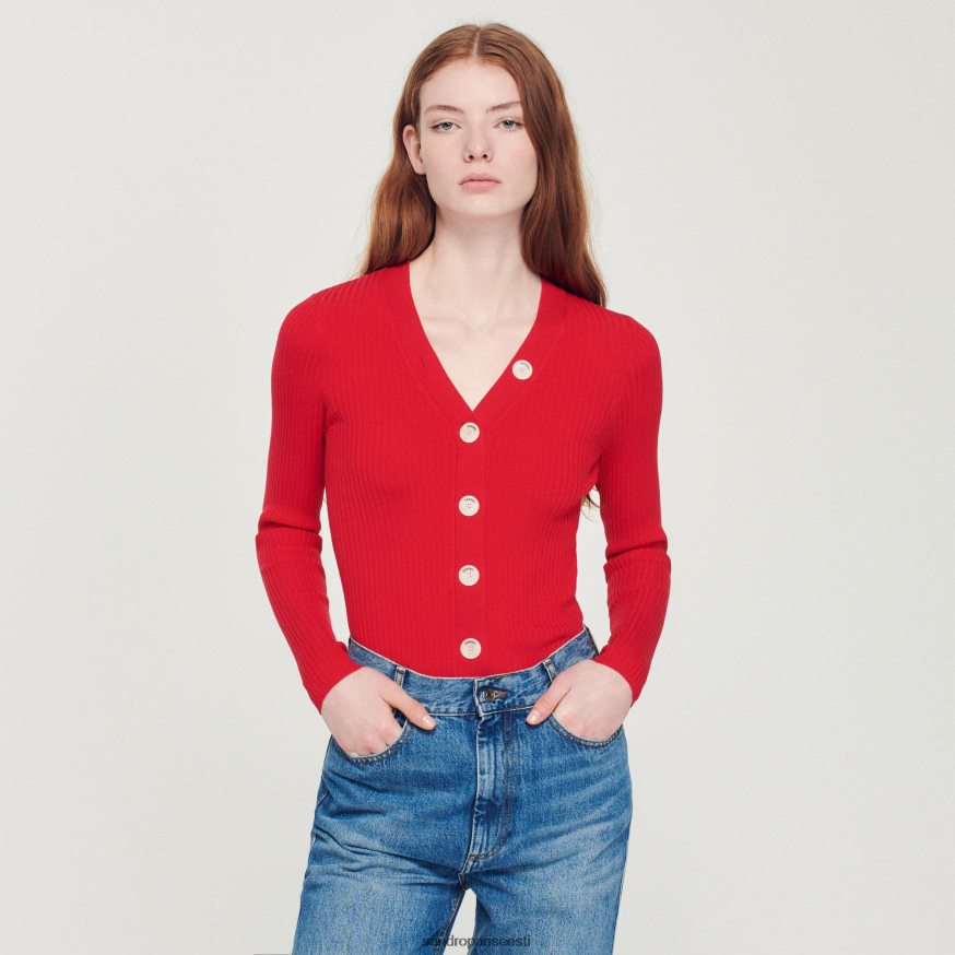 Sandro Paris kehakate naised kootud kardigan BN4RF361 üks värv