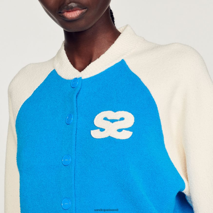 Sandro Paris kehakate naised ülikooli koatigan BN4RF293 sinine