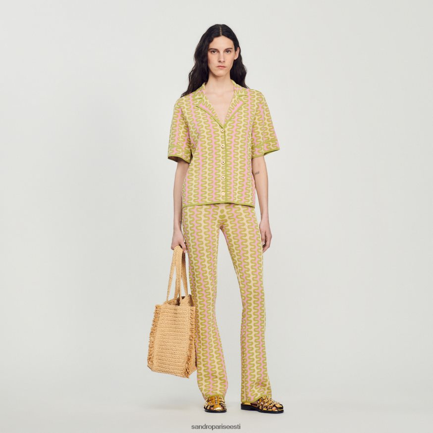 Sandro Paris kehakate naised mustriga kootud kardigan BN4RF270 mitmevärviline