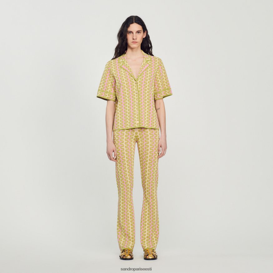 Sandro Paris kehakate naised mustriga kootud kardigan BN4RF270 mitmevärviline