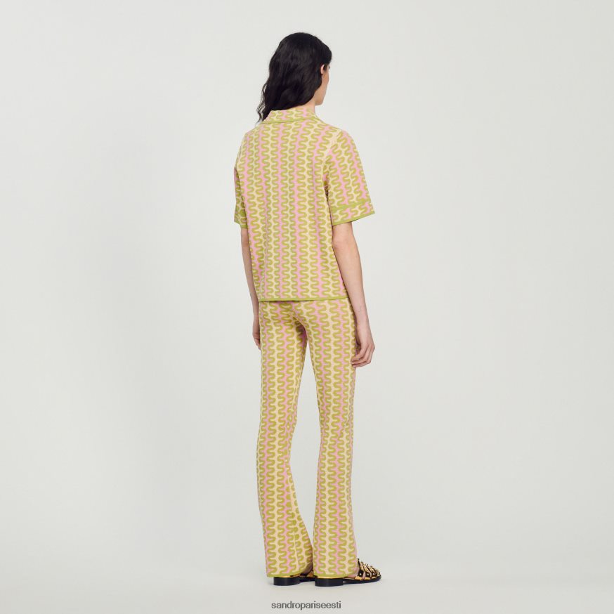 Sandro Paris kehakate naised mustriga kootud kardigan BN4RF270 mitmevärviline