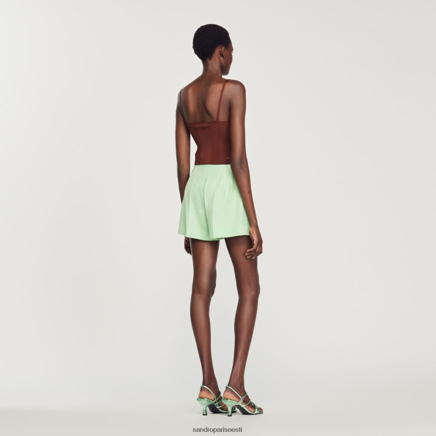 Sandro Paris kehakate naised plisseeritud paak BN4RF399 savi