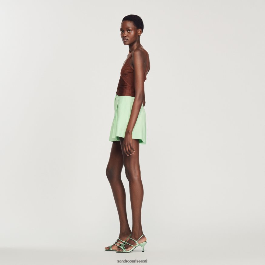 Sandro Paris kehakate naised plisseeritud paak BN4RF399 savi