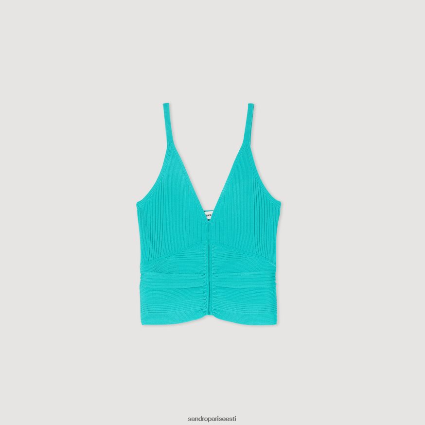 Sandro Paris kehakate naised plisseeritud paak BN4RF404 emeraude roheline