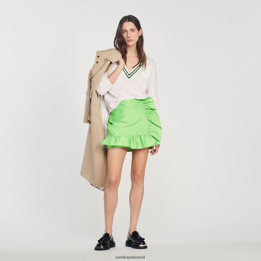 Sandro Paris kehakate naised s plaaster kampsun BN4RF398 ekru