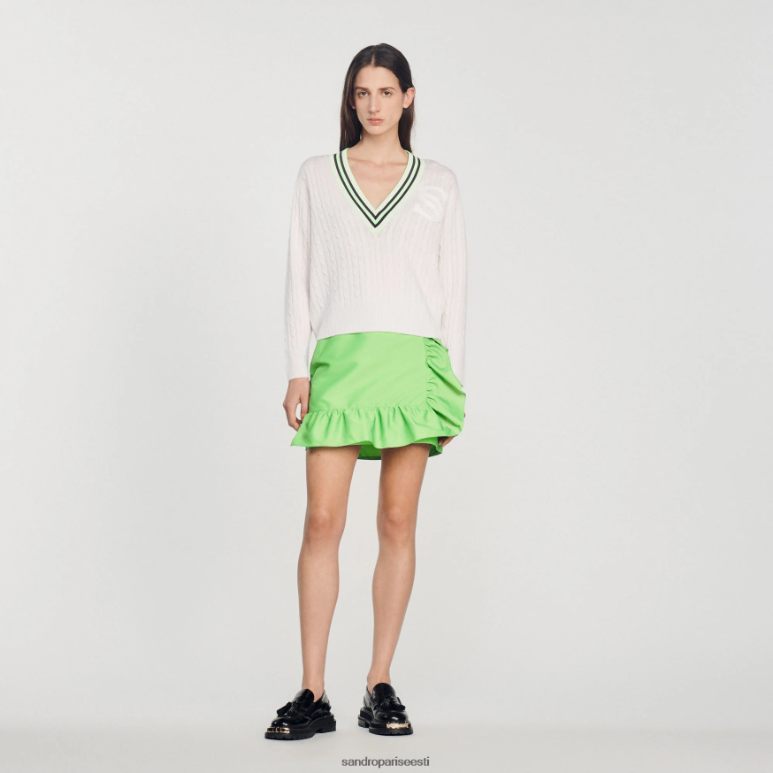 Sandro Paris kehakate naised s plaaster kampsun BN4RF398 ekru