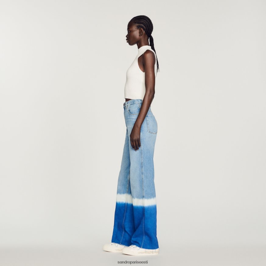 Sandro Paris kehakate naised soonikuga kärbitud kampsun BN4RF96 valge