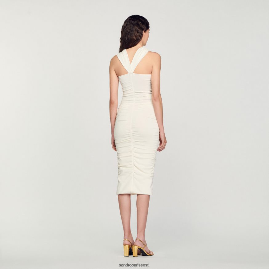 Sandro Paris kehakate naised kootud kleit BN4RF368 ekru