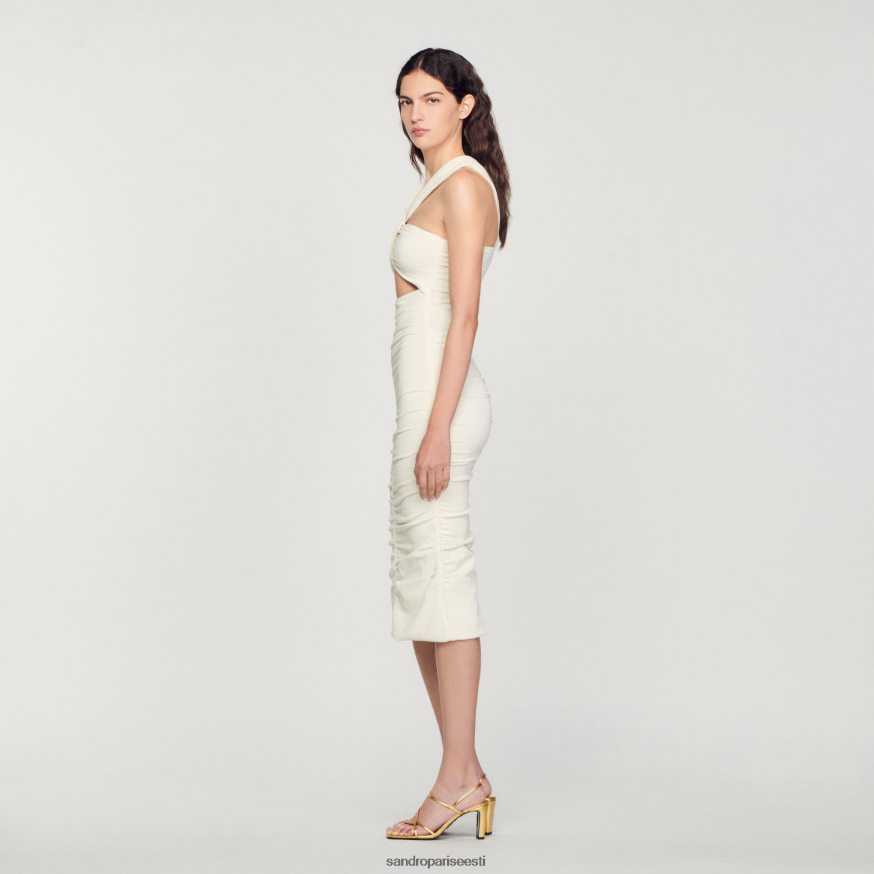 Sandro Paris kehakate naised kootud kleit BN4RF368 ekru