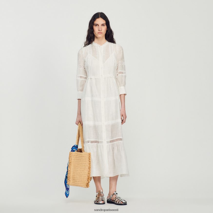 Sandro Paris kehakate naised pikk pitskleit BN4RF418 ekru