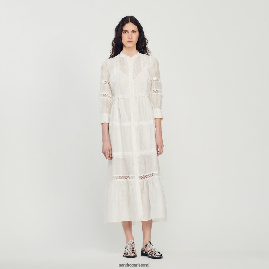 Sandro Paris kehakate naised pikk pitskleit BN4RF418 ekru