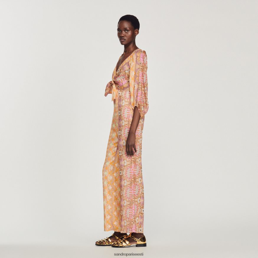 Sandro Paris kehakate naised trükitud kombinesoon BN4RF357 beež