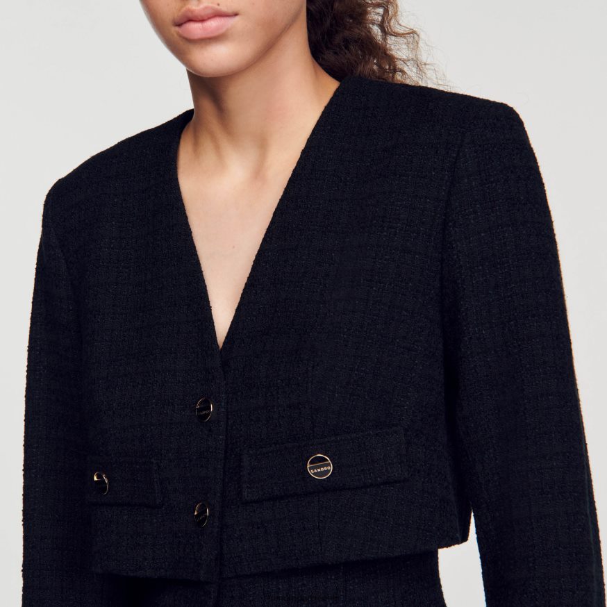 Sandro Paris kehakate naised tviidist mänguülikond BN4RF143 must