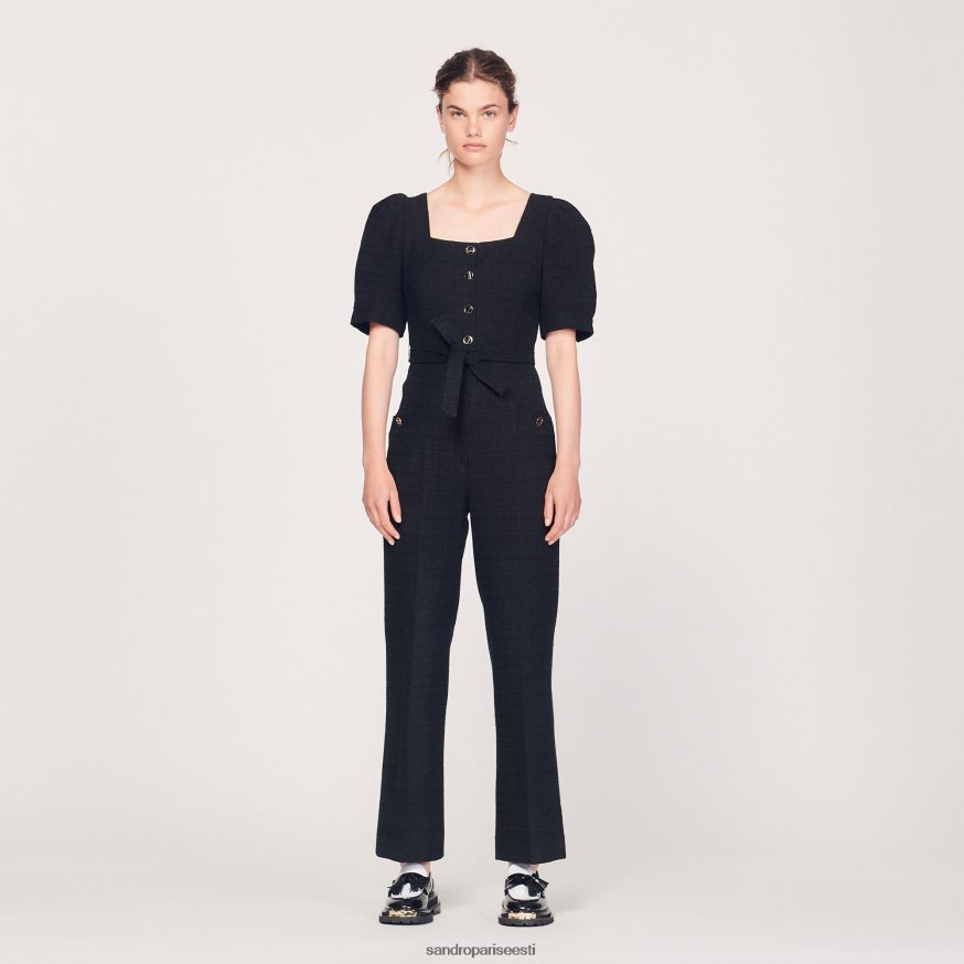 Sandro Paris kehakate naised tweedi kombinesoon BN4RF213 must