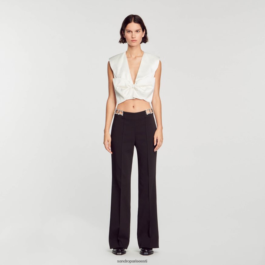 Sandro Paris kehakate naised kivist püksid BN4RF43 must