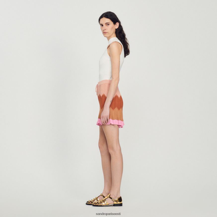 Sandro Paris kehakate naised koo lühikesed püksid BN4RF227 mitmevärviline