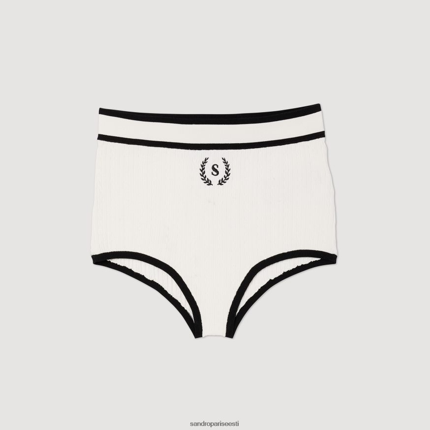 Sandro Paris kehakate naised kootud püksikud BN4RF354 valge