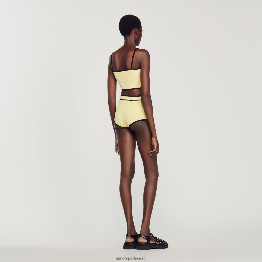 Sandro Paris kehakate naised kootud püksikud BN4RF355 kollane