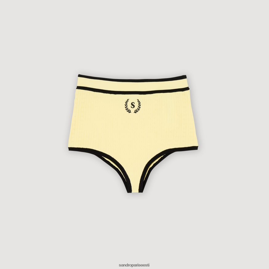 Sandro Paris kehakate naised kootud püksikud BN4RF355 kollane