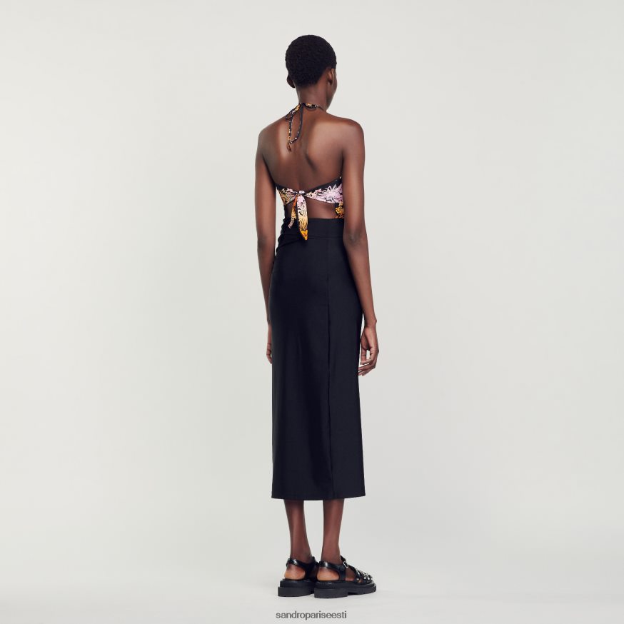 Sandro Paris kehakate naised sarong seelik BN4RF261 must