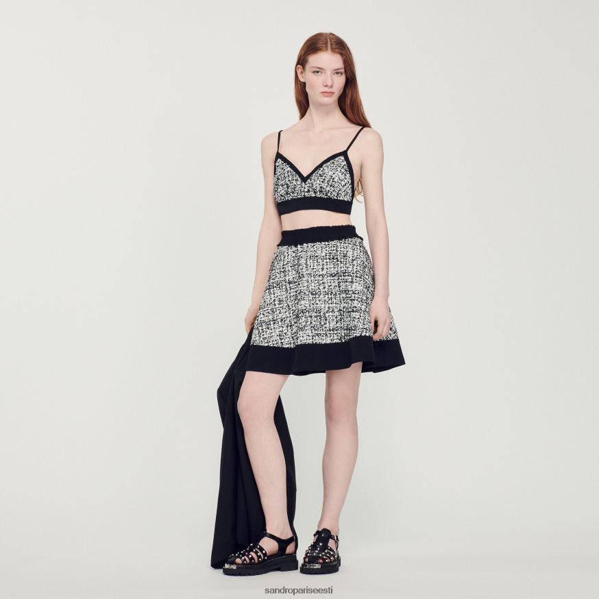 Sandro Paris kehakate naised tviid uisutaja seelik BN4RF351 must