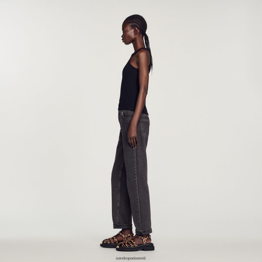 Sandro Paris kehakate naised topelt s logoga paagipealne BN4RF256 must