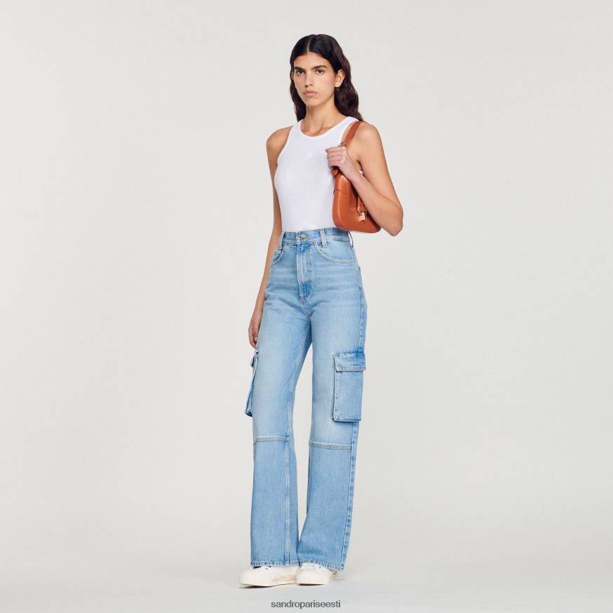 Sandro Paris kehakate naised cargo teksad BN4RF289 heledad teksad