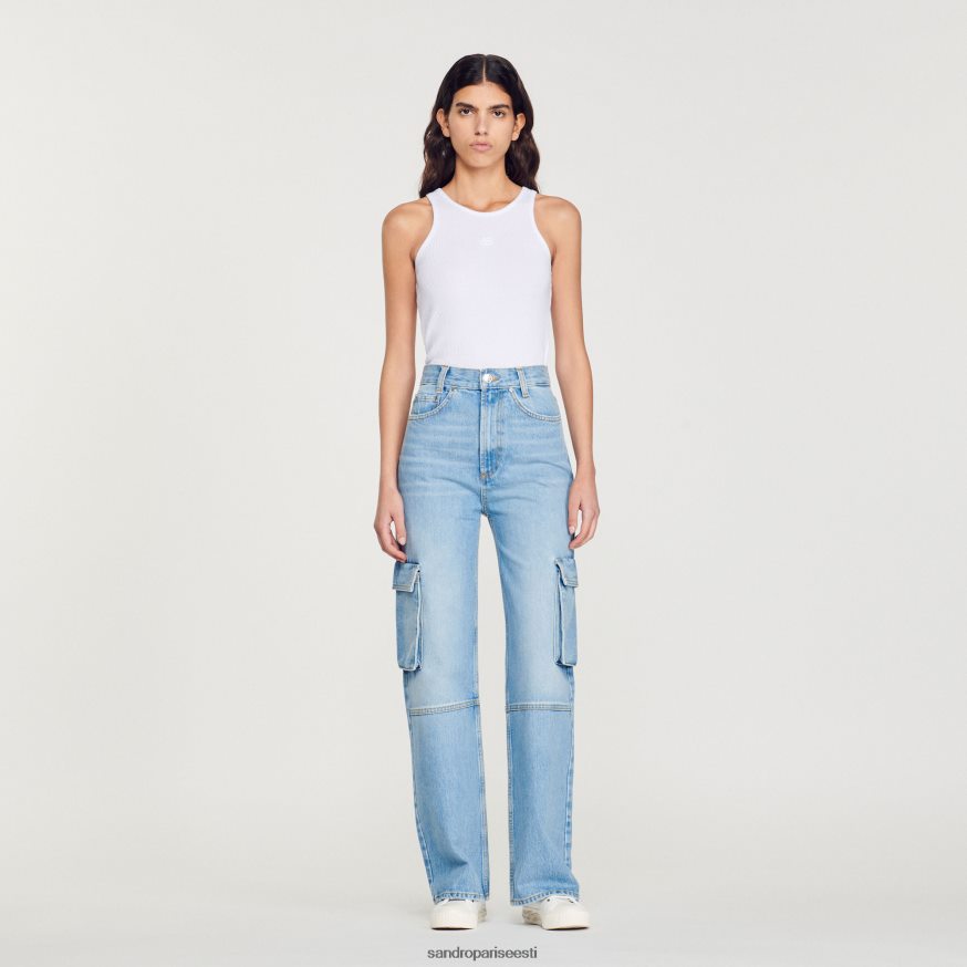 Sandro Paris kehakate naised cargo teksad BN4RF289 heledad teksad