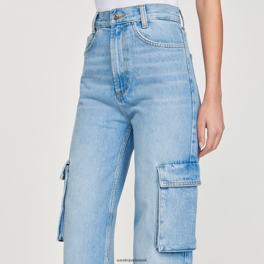 Sandro Paris kehakate naised cargo teksad BN4RF289 heledad teksad