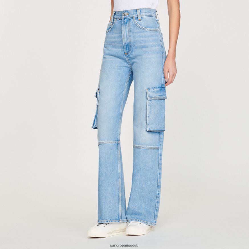 Sandro Paris kehakate naised cargo teksad BN4RF289 heledad teksad