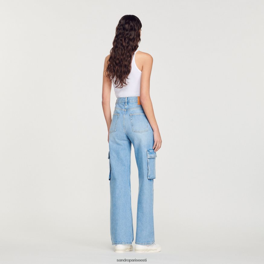 Sandro Paris kehakate naised cargo teksad BN4RF289 heledad teksad