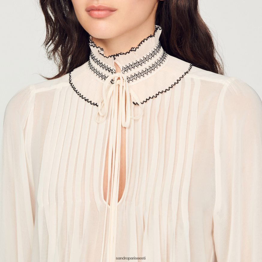 Sandro Paris kehakate naised šifoonist top BN4RF134 alasti