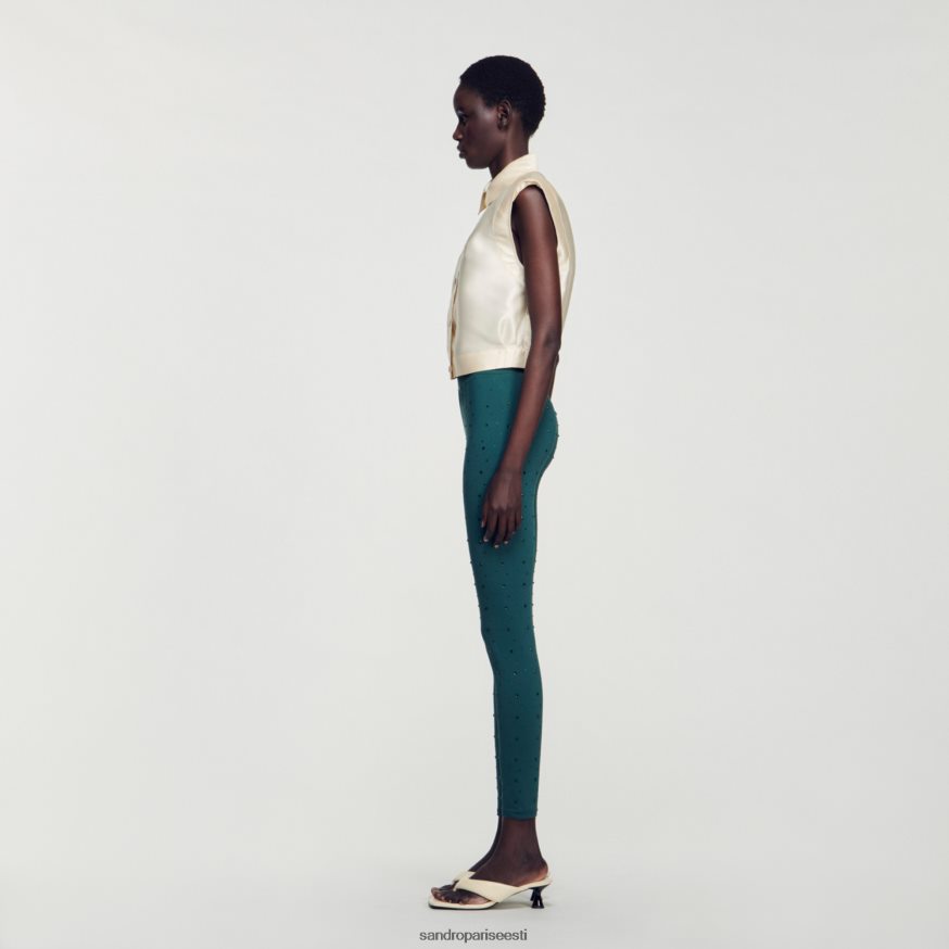 Sandro Paris kehakate naised kärbitud satiinsärk BN4RF54 beež