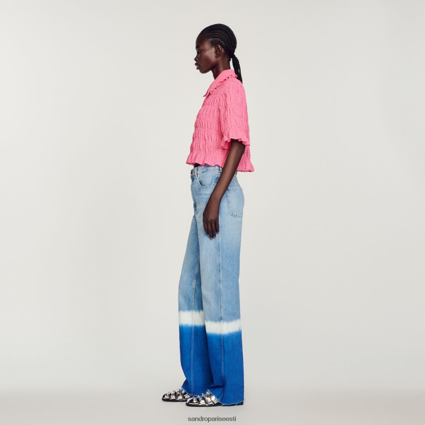 Sandro Paris kehakate naised kärbitud sviitsärk BN4RF152 kommid roosa