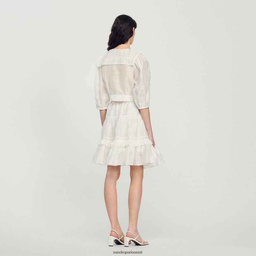 Sandro Paris kehakate naised pitskraega särk BN4RF116 valge