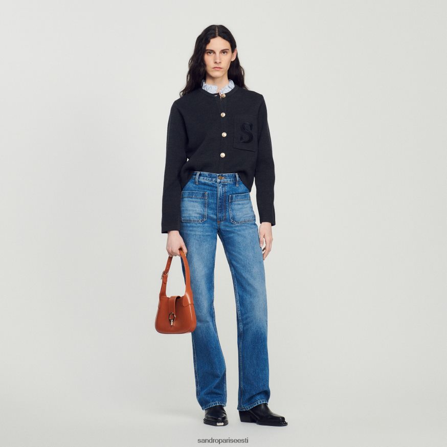 Sandro Paris tarvikud naised baguette kott BN4RF555 karamell