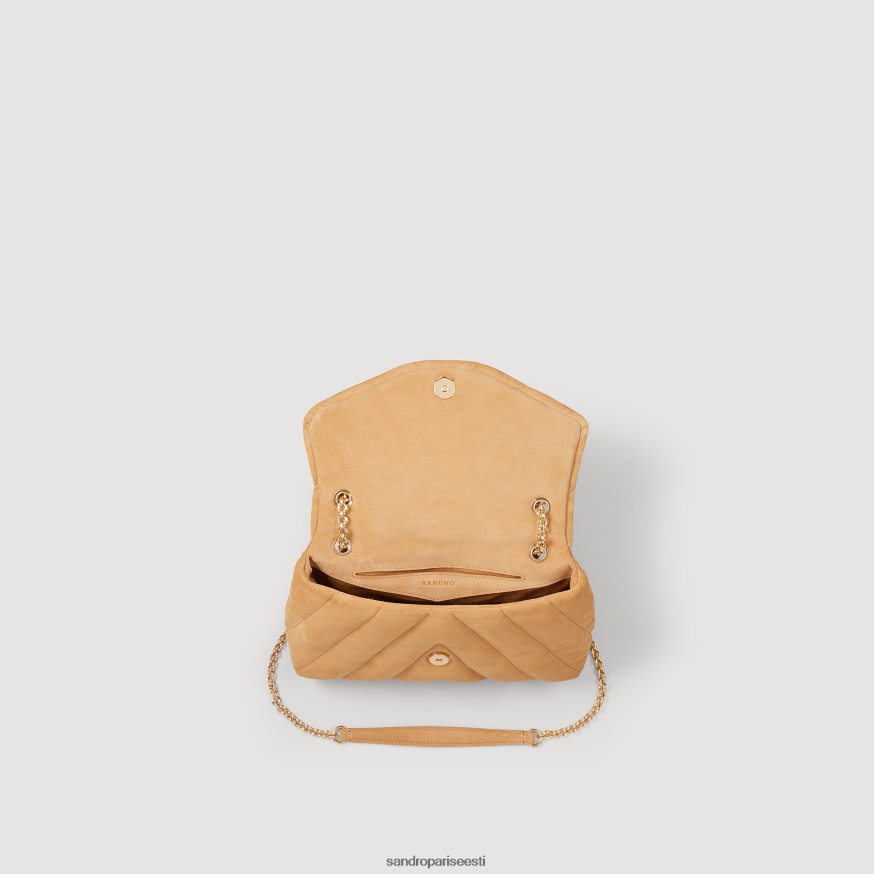 Sandro Paris tarvikud naised mila tepitud seemisnahast kott BN4RF522 kaamel