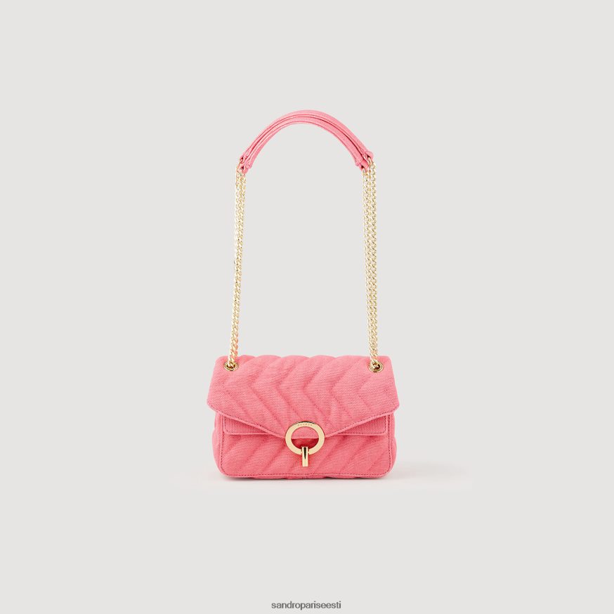 Sandro Paris tarvikud naised tepitud nailonist yza kott BN4RF547 fušia