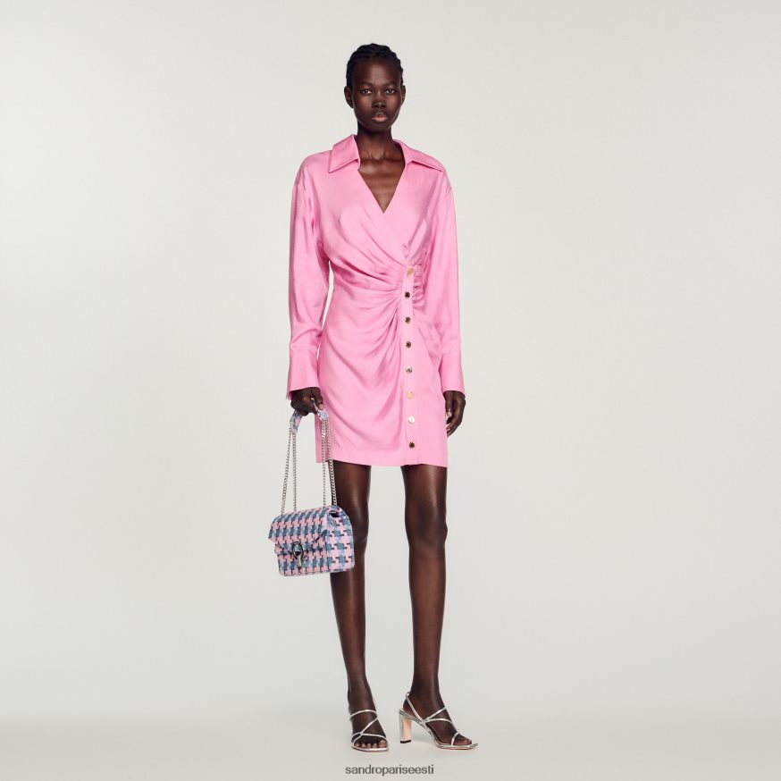 Sandro Paris tarvikud naised yza tweedikott BN4RF552 lilla/sinine