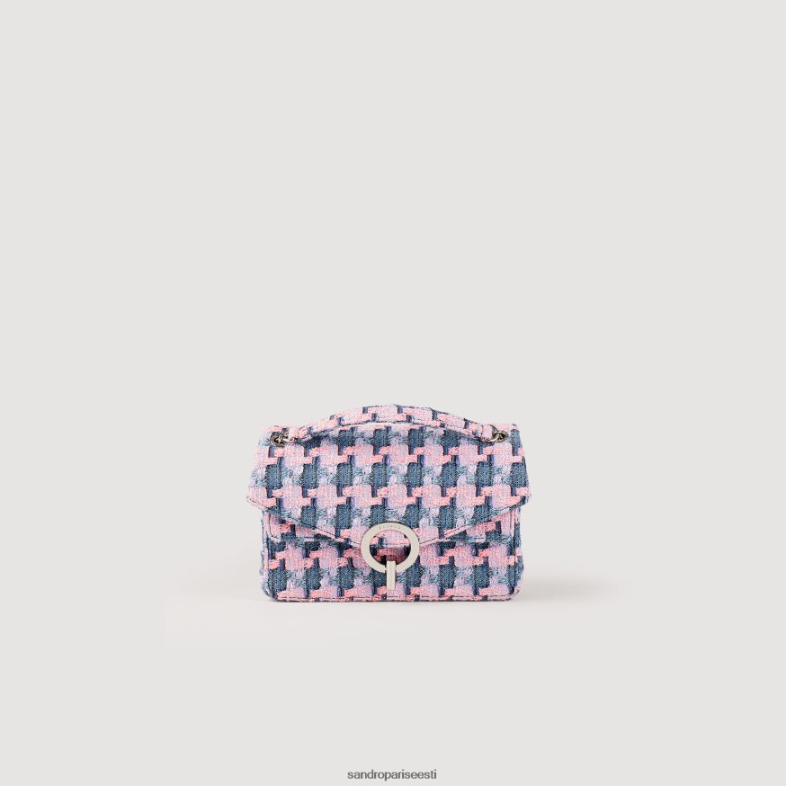 Sandro Paris tarvikud naised yza tweedikott BN4RF552 lilla/sinine