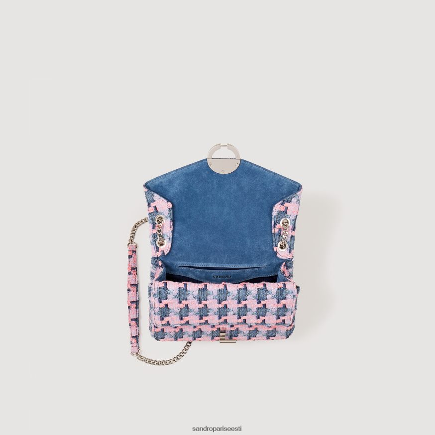 Sandro Paris tarvikud naised yza tweedikott BN4RF552 lilla/sinine