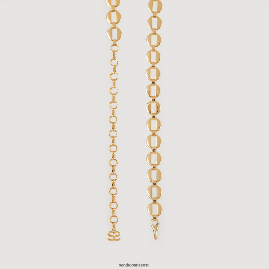 Sandro Paris tarvikud naised kaunistatud keti rihm BN4RF512 kullast