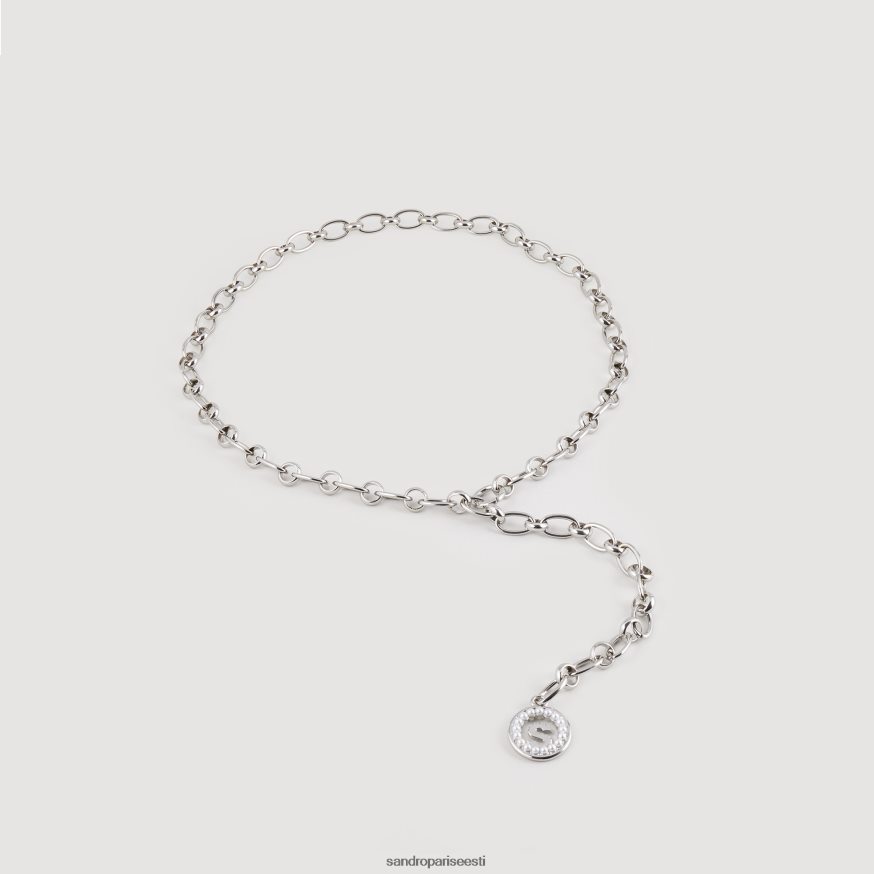 Sandro Paris tarvikud naised kett-lingi rihm BN4RF560 hõbedane