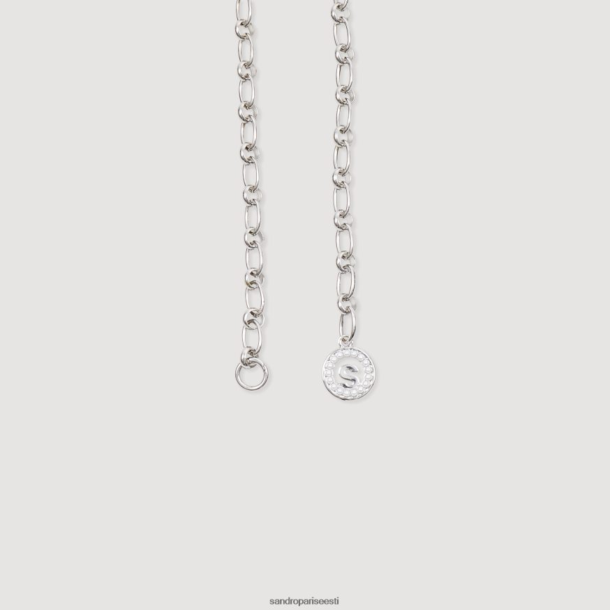 Sandro Paris tarvikud naised kett-lingi rihm BN4RF560 hõbedane