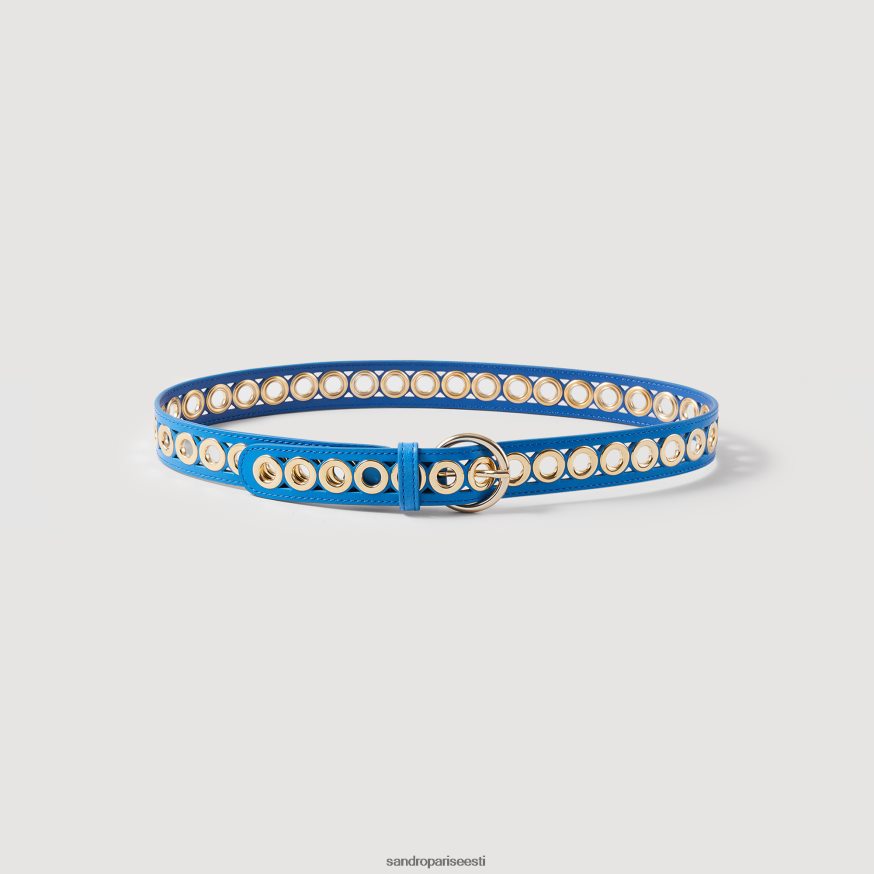 Sandro Paris tarvikud naised nahast vöö BN4RF513 sinine