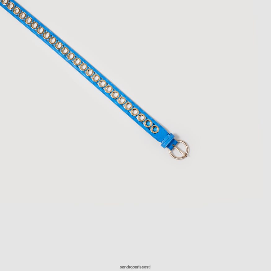 Sandro Paris tarvikud naised nahast vöö BN4RF513 sinine