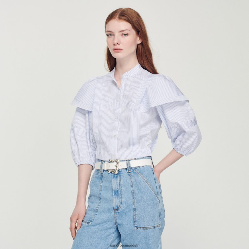 Sandro Paris tarvikud naised palliga kaunistatud pandlaga vöö BN4RF519 valge