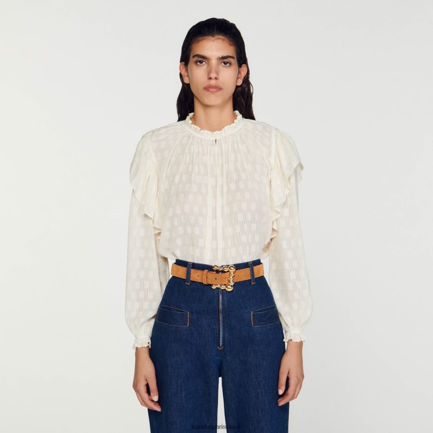 Sandro Paris tarvikud naised seemisnahast vöö BN4RF504 karamell