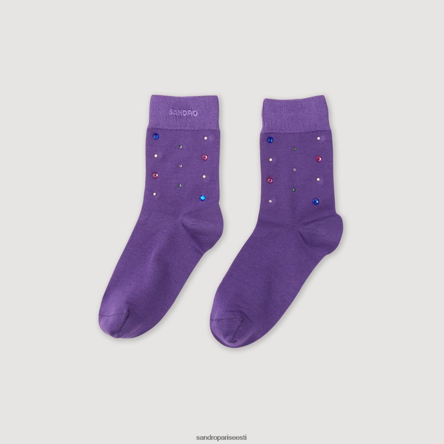 Sandro Paris tarvikud naised kivist sokid BN4RF542 lilla