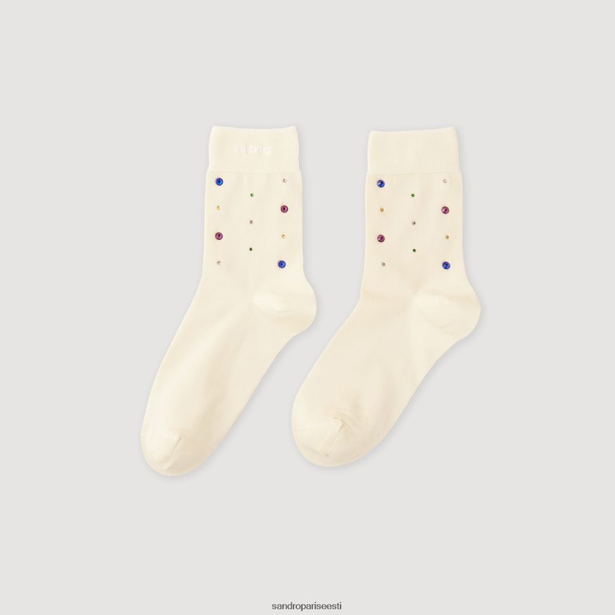 Sandro Paris tarvikud naised kivist sokid BN4RF553 ekru